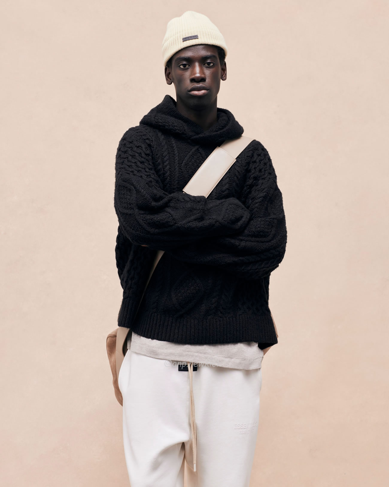 Fear Of God Essentials Fog 23fw New Collection Of Hooded Sweaters In Black Elephant White Beige White S Xl (8) - newkick.org